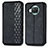 Leather Case Stands Flip Cover Holder S01D for Xiaomi Mi 10i 5G Black