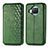 Leather Case Stands Flip Cover Holder S01D for Xiaomi Mi 10i 5G Green