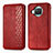 Leather Case Stands Flip Cover Holder S01D for Xiaomi Mi 10i 5G Red