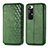 Leather Case Stands Flip Cover Holder S01D for Xiaomi Mi 10S 5G Green