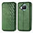 Leather Case Stands Flip Cover Holder S01D for Xiaomi Mi 10T Lite 5G Green