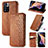 Leather Case Stands Flip Cover Holder S01D for Xiaomi Mi 11i 5G (2022)