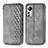 Leather Case Stands Flip Cover Holder S01D for Xiaomi Mi 12S Pro 5G Gray