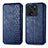 Leather Case Stands Flip Cover Holder S01D for Xiaomi Mi 13T 5G Blue