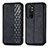 Leather Case Stands Flip Cover Holder S01D for Xiaomi Mi Note 10 Lite Black