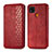 Leather Case Stands Flip Cover Holder S01D for Xiaomi POCO C31 Red
