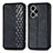 Leather Case Stands Flip Cover Holder S01D for Xiaomi Poco F5 5G Black