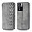 Leather Case Stands Flip Cover Holder S01D for Xiaomi Poco X4 NFC Gray