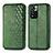 Leather Case Stands Flip Cover Holder S01D for Xiaomi Poco X4 NFC Green