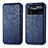 Leather Case Stands Flip Cover Holder S01D for Xiaomi Poco X4 Pro 5G Blue