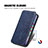 Leather Case Stands Flip Cover Holder S01D for Xiaomi Redmi 10 (2022)