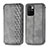 Leather Case Stands Flip Cover Holder S01D for Xiaomi Redmi 10 (2022) Gray