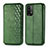 Leather Case Stands Flip Cover Holder S01D for Xiaomi Redmi 9 Power Green