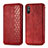 Leather Case Stands Flip Cover Holder S01D for Xiaomi Redmi 9A Red