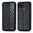 Leather Case Stands Flip Cover Holder S01D for Xiaomi Redmi 9C NFC Black