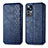 Leather Case Stands Flip Cover Holder S01D for Xiaomi Redmi K50 Ultra 5G Blue