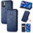 Leather Case Stands Flip Cover Holder S01D for Xiaomi Redmi Note 10 JE 5G