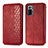 Leather Case Stands Flip Cover Holder S01D for Xiaomi Redmi Note 10 Pro 4G Red