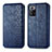 Leather Case Stands Flip Cover Holder S01D for Xiaomi Redmi Note 10 Pro 5G Blue