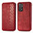 Leather Case Stands Flip Cover Holder S01D for Xiaomi Redmi Note 11 4G (2022) Red