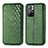 Leather Case Stands Flip Cover Holder S01D for Xiaomi Redmi Note 11 5G Green