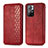 Leather Case Stands Flip Cover Holder S01D for Xiaomi Redmi Note 11 5G Red