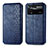 Leather Case Stands Flip Cover Holder S01D for Xiaomi Redmi Note 11E Pro 5G Blue