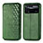 Leather Case Stands Flip Cover Holder S01D for Xiaomi Redmi Note 11E Pro 5G Green