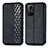 Leather Case Stands Flip Cover Holder S01D for Xiaomi Redmi Note 12S Black