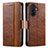 Leather Case Stands Flip Cover Holder S02D for Huawei Enjoy 50