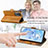 Leather Case Stands Flip Cover Holder S02D for Huawei Honor 80 5G