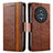 Leather Case Stands Flip Cover Holder S02D for Huawei Honor Magic5 5G