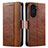 Leather Case Stands Flip Cover Holder S02D for Huawei Nova 10