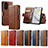 Leather Case Stands Flip Cover Holder S02D for Huawei Nova 10 Pro