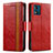 Leather Case Stands Flip Cover Holder S02D for Motorola Moto E13