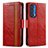 Leather Case Stands Flip Cover Holder S02D for Motorola Moto Edge (2021) 5G