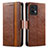 Leather Case Stands Flip Cover Holder S02D for Motorola Moto Edge 40 Pro 5G