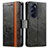 Leather Case Stands Flip Cover Holder S02D for Motorola Moto Edge X30 5G