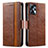 Leather Case Stands Flip Cover Holder S02D for Motorola Moto G13