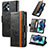 Leather Case Stands Flip Cover Holder S02D for Motorola Moto G13