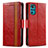 Leather Case Stands Flip Cover Holder S02D for Motorola Moto G22