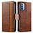 Leather Case Stands Flip Cover Holder S02D for Motorola Moto G31