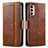 Leather Case Stands Flip Cover Holder S02D for Motorola Moto G42