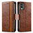 Leather Case Stands Flip Cover Holder S02D for Nokia C210