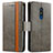 Leather Case Stands Flip Cover Holder S02D for Nokia C3