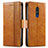 Leather Case Stands Flip Cover Holder S02D for Nokia C3