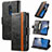 Leather Case Stands Flip Cover Holder S02D for Nokia C3