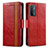 Leather Case Stands Flip Cover Holder S02D for OnePlus Nord N200 5G