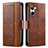 Leather Case Stands Flip Cover Holder S02D for Realme 10 4G