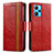 Leather Case Stands Flip Cover Holder S02D for Realme 9 5G